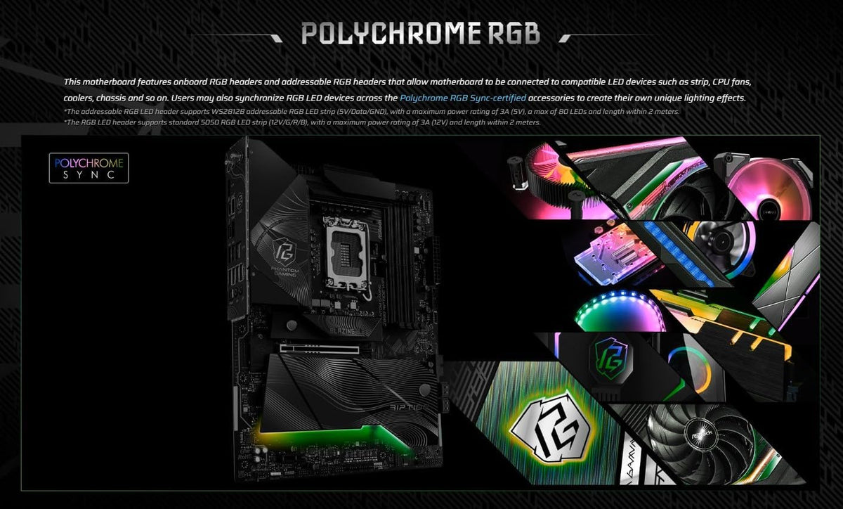 ASRock Intel Core Ultra Phantom Gaming Z890 Riptide WiFi 7 ATX Motherboard DDR5 9066 MHz 256 GB LGA1851 RL-ILM M.2 PCIe 5.0