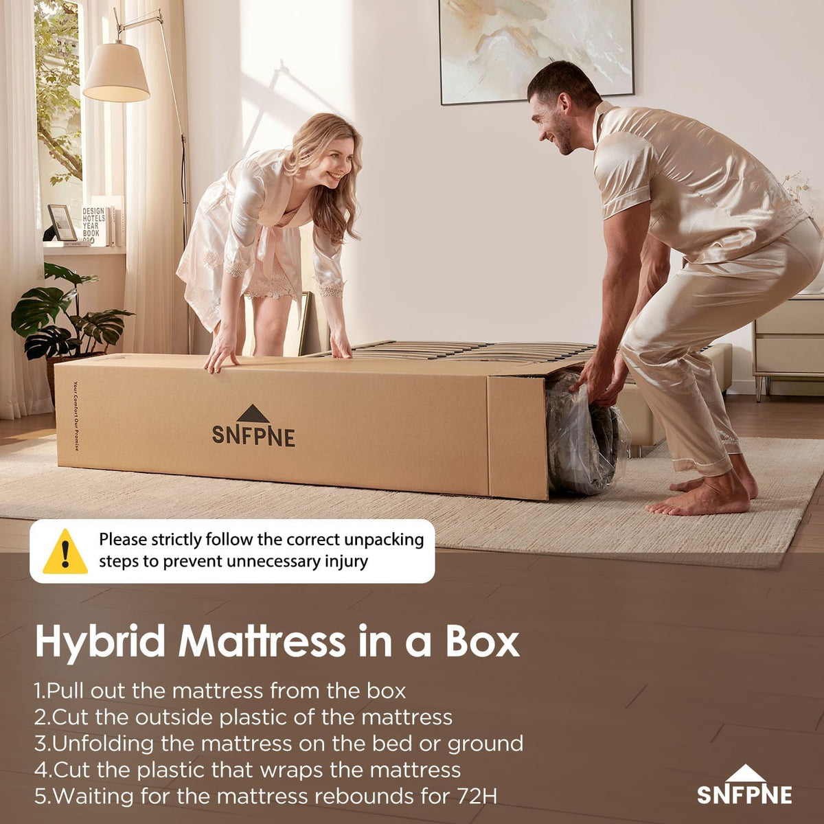 12 Inch Queen Mattress, Medium Firm Hybrid Mattress Queen with Zoned Pocket Springs & Memory Foam for Pressure Relief, Motion Isolation | Fiberglass-Free, CertiPUR-US Certified | 80" x 60"