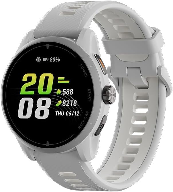 iGPSPORT VeRun GPS Sports Watch, 1.32'' AMOLED Display Running Training Metrics Plan Route Navigation ANT+ Bluetooth Gray