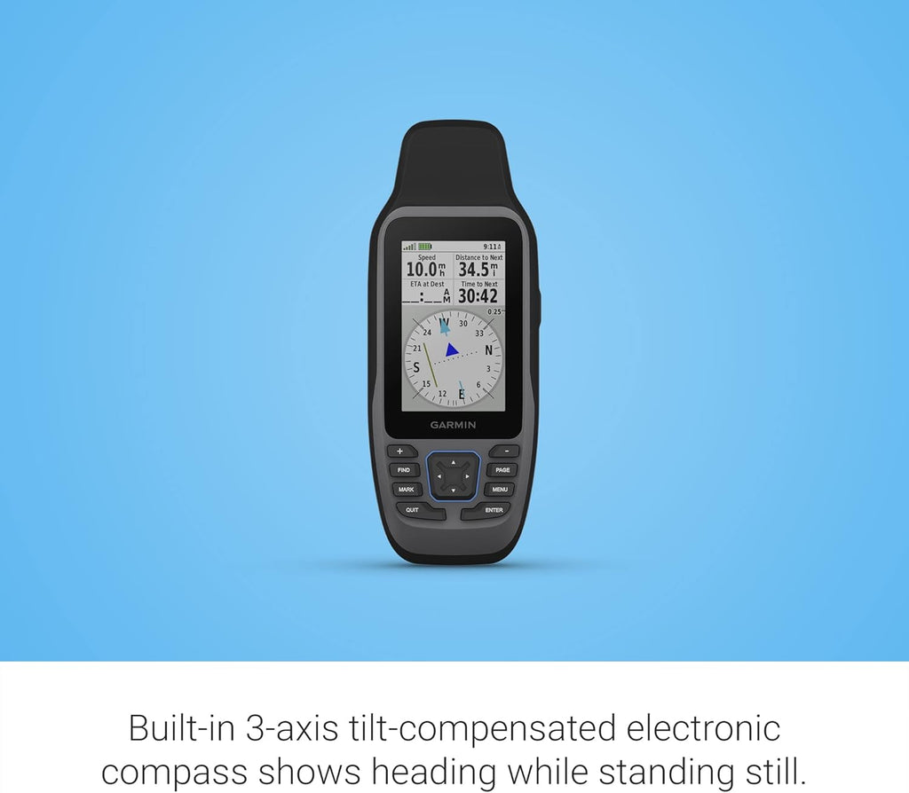 Garmin GPSMAP 79sc, Marine GPS Handheld Preloaded with BlueChart g3 Coastal Charts, Rugged Design and Floats in Water