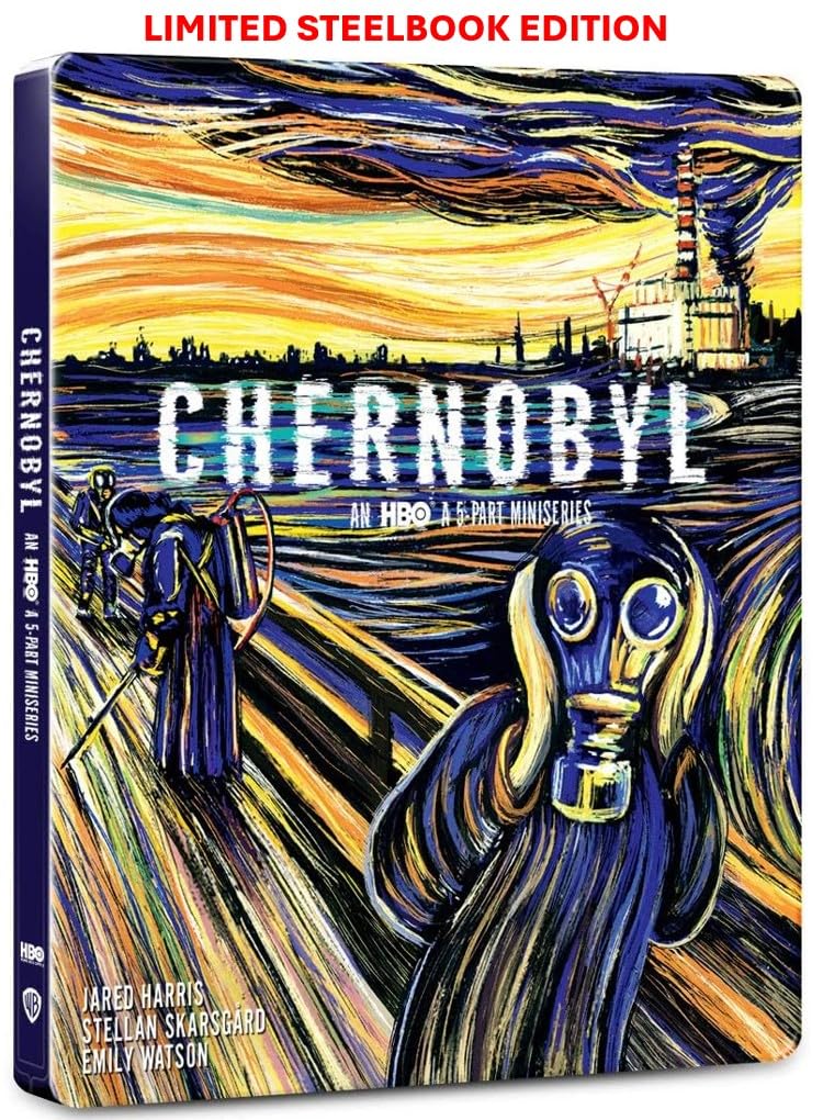 Chernobyl - An HBO Miniseries Limited & Collectible Steelbook Edition 4K Ultra HD + Blu-Ray 4-Disc Set, English & Spanish Audio 5.5-Hrs, Region 1/A