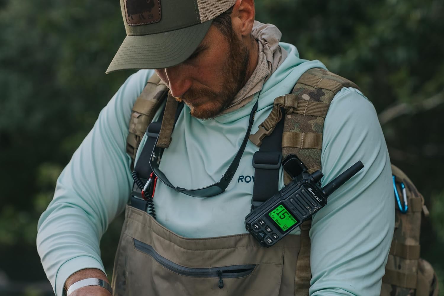 Midland GXT67 5-Watt GMRS Two-Way Radio – Long Range Walkie Talkie for Overlanding, Jeep, & Off-Road – IP67 Waterproof, Repeater Capable, Rechargeable Battery, Hard Case Included (Black)