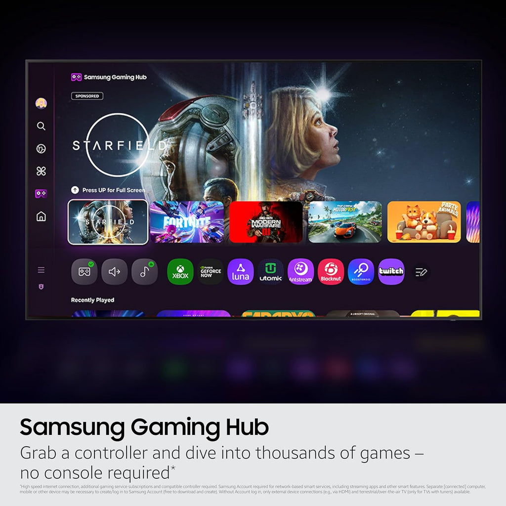 Samsung 65-Inch Class Neo QLED QN70F 4K Mini LED Smart TV (2025 Model) NQ4 AI Gen2 Processor, Quantum Matrix Technology Slim, Motion Xcelerator 144Hz, Samsung Vision AI, Alexa Built-in