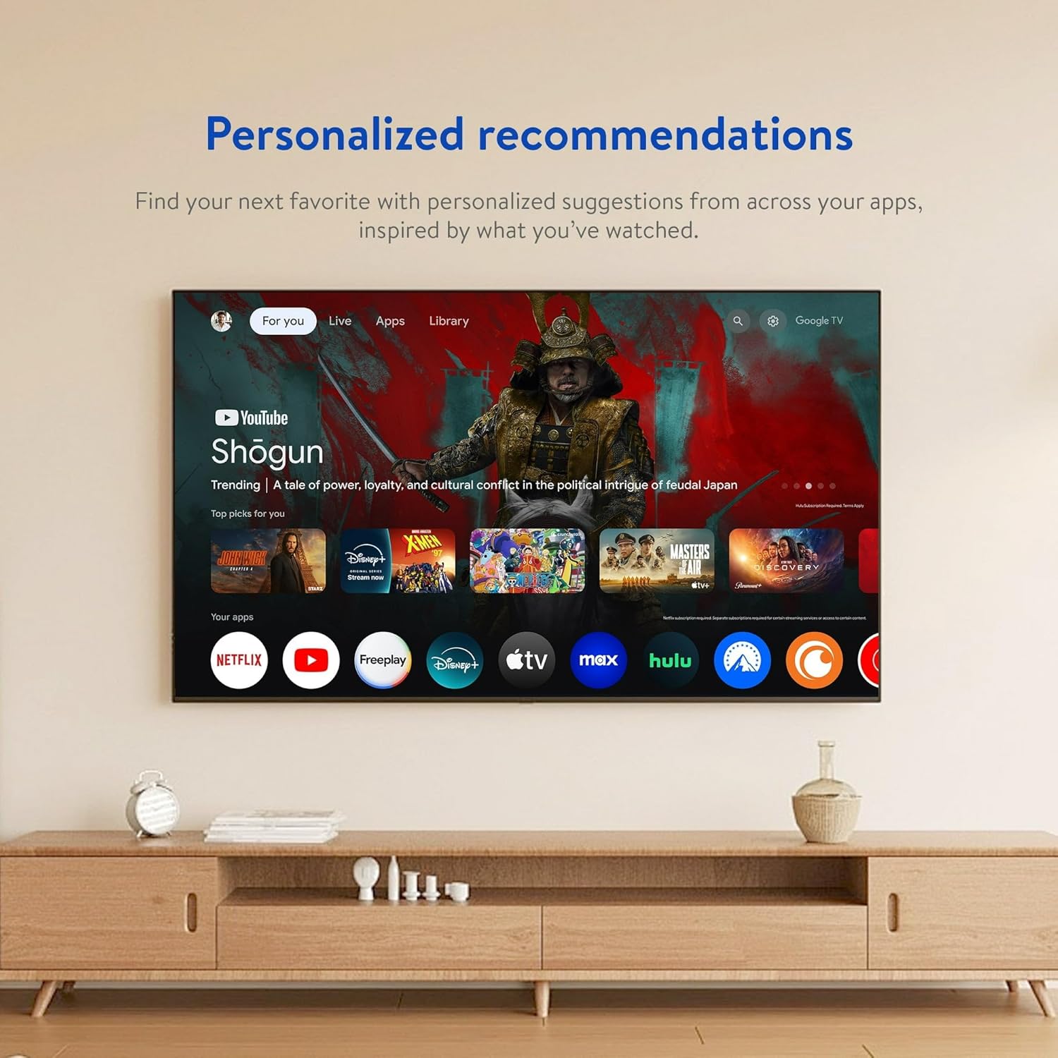 IT'S BRAZILIAN onn 4K Pro Streaming Device, Google TV with Gemini* - Ultra-Fast Streaming, Stunning 4K UHD, 32GB Storage, 3GB RAM, Dolby Vision & Atmos, Find My Remote with Backlight, Ethernet Port
