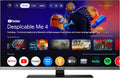 SYLVOX 22'' Smart RV TV, 12V/24V Google TV with Built-in DVD Player, 1080P Full HD RV Television, Anti-Vibration Design, Wide Voltage Protection (9–32V), Ultra-Narrow bezels(Limo Series 2026)