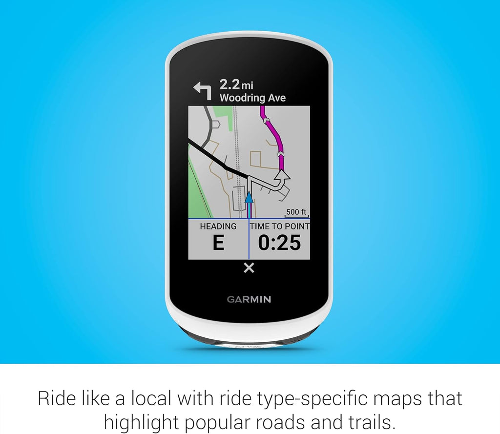 Garmin Edge® Explore 2, Easy-To-Use GPS Cycling Navigator, eBike Compatibility, Maps and Navigation, with Safety Features (Renewed)