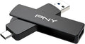 PNY 1TB Duo Link V3 USB 3.2 Gen 2 Type-C & Type-A OTG Flash Drive Extreme Speeds Read/Write 1000/800MB/s External Mobile Storage Compatible with Smartphone/Tablet/Laptops/Desktops