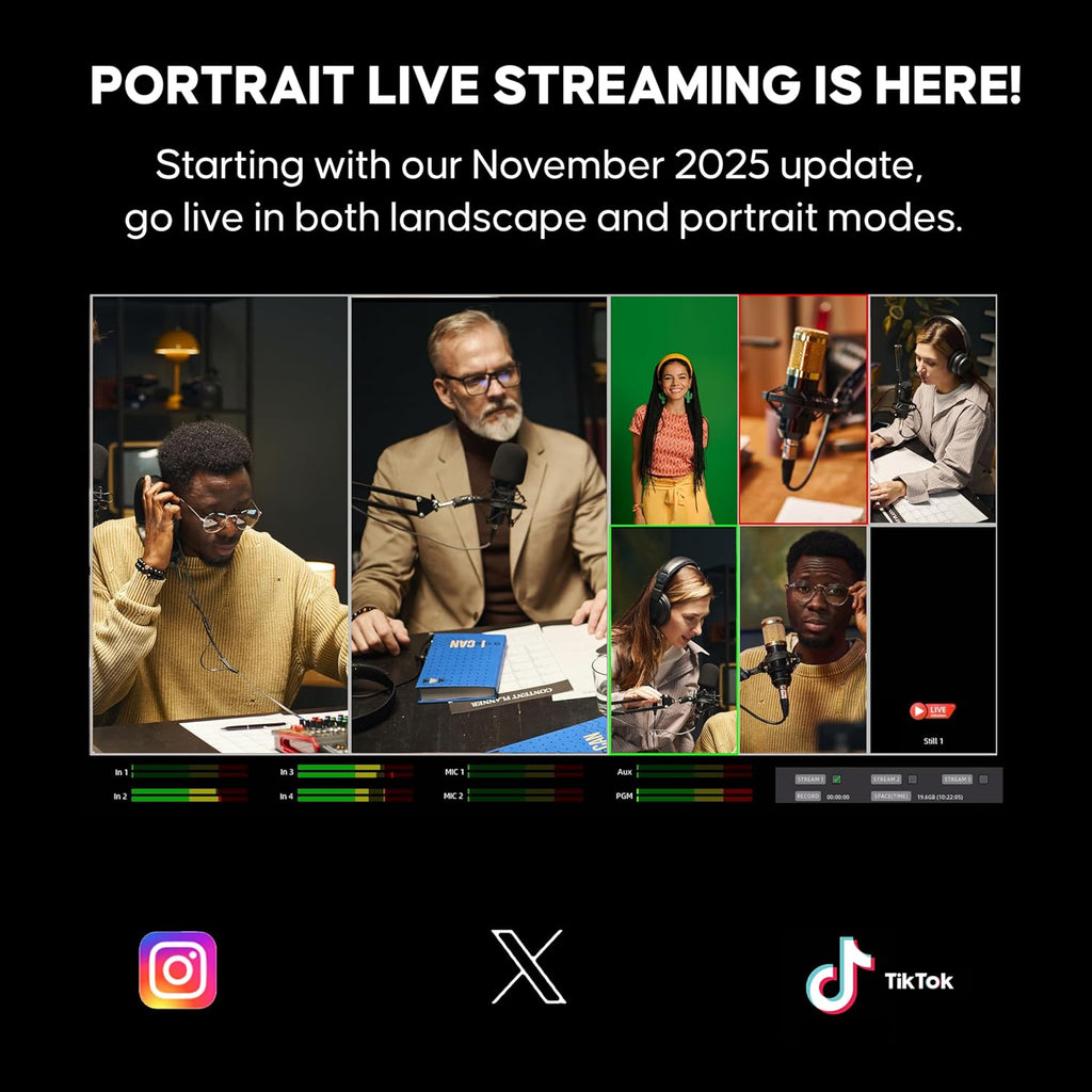 Osee GoStream Deck HDMI Pro Live Streaming Multi Camera Video Mixer Switcher with NDI Updatable