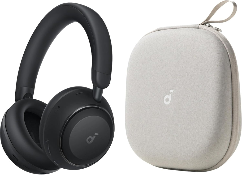 Soundcore Space 2 by Anker, Active Noise Cancelling Headphones with Protective Case, Comfortable Fit, 50H Playtime, LDAC Hi-Res Wireless Audio, Dual Connection, Clear Calls, Bluetooth 6.1, Nap Mode