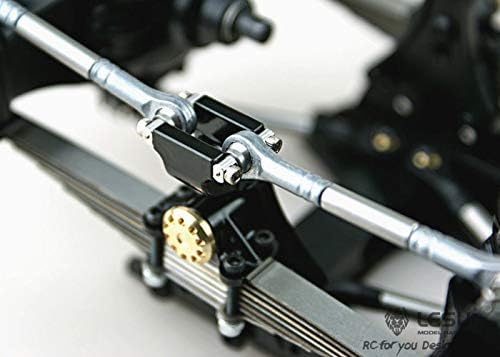 Lesu Metal Rear Suspension Set for 1/14 Tmy Rc Truck Axles Model Car