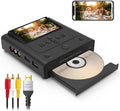 VHS to DVD Recorder, DVD Recorder with HDMI & AV Input, Convert VHS, VCR, Hi8 and Camcorder to DVD, USB, SD or HDD, No PC Needed, 4.3" LCD Preview, Phone Video/Photo to DVD/USB/SD/HDD App Copy