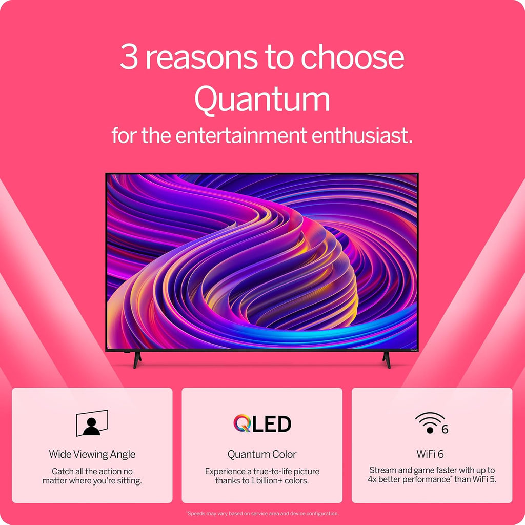 VIZIO M55Q6L4 55 in.; Class Quantum 4K QLED HDR Smart TV