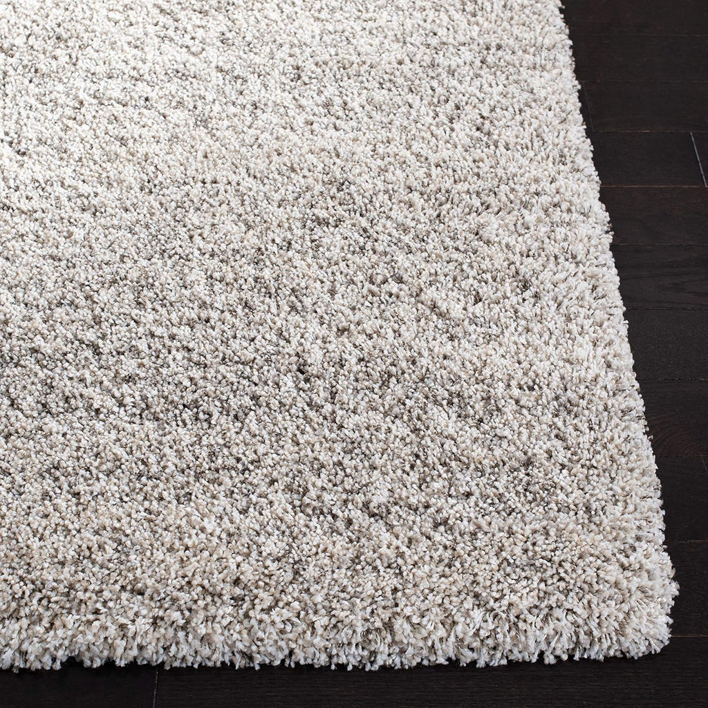 SAFAVIEH Hudson Shag Collection Area Rug - 10' x 14', Ivory & Grey, Modern Abstract Design, Non-Shedding & Easy Care, 2-inch Thick Ideal for High Traffic Areas in Living Room, Bedroom (SGH295B)