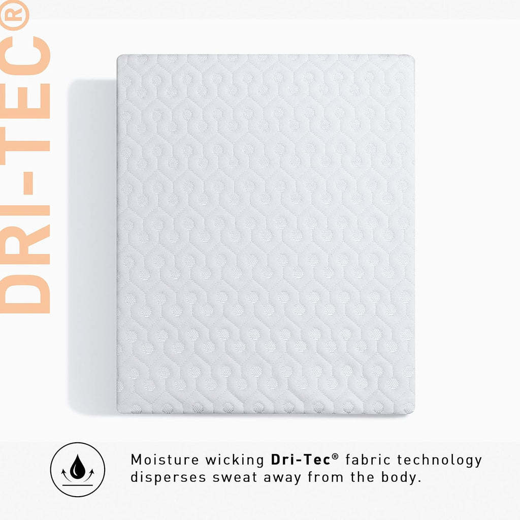 Bedgear Dri-Tec Waterproof Mattress Protector– Cooling Moisture-Wicking Mattress Cover | Breathable Noiseless Mattress Pad with Deep Pocket Fit up to 18" | Adjustable Base & Machine Washable - King