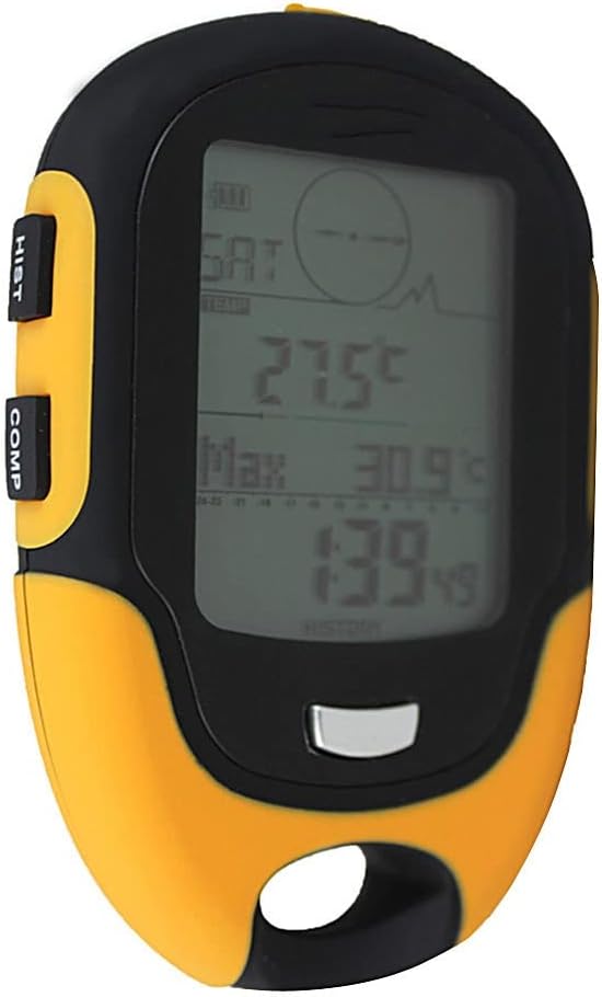 Handheld GPS Navigation Tracker Locator Receiver Portable Digital Altimeter Barometer Compass
