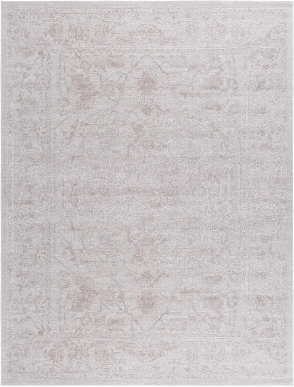 SAFAVIEH Area Rug 10x14 - Reflection Collection - Large - Cream & Ivory, Non-Shedding & Easy Cleaning, Ideal for Living Room, Bedroom (RFT665D)
