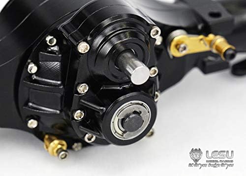 Lesu Metal Front Axle B Differential Lock Rc 1/14 Truck Tractor Tmy Model
