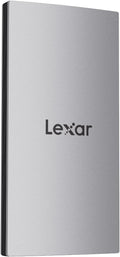 Lexar ES3 1TB External SSD, USB 3.2 Gen2 Portable SSD, PSSD Up to 1050MB/s Read, 1000MB/s Write, External Solid State Drive Compatible with iPhone 16/15 Series/Mac/PS5/XBOX/Laptop/PC, Silver