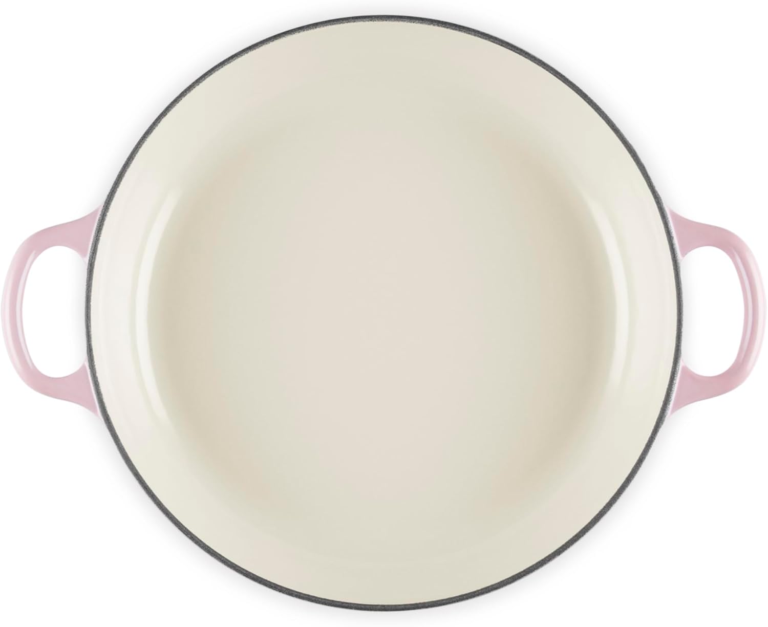 Le Creuset Enameled Cast Iron Signature Petal Braiser, 2.25 qt., Chiffon Pink w/Light Gold Knob