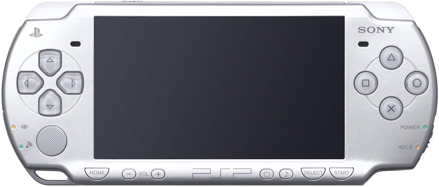 Sony Playstation Portable PSP 3000 Series Handheld Gaming Console System (Mystic Silver) (Renewed)