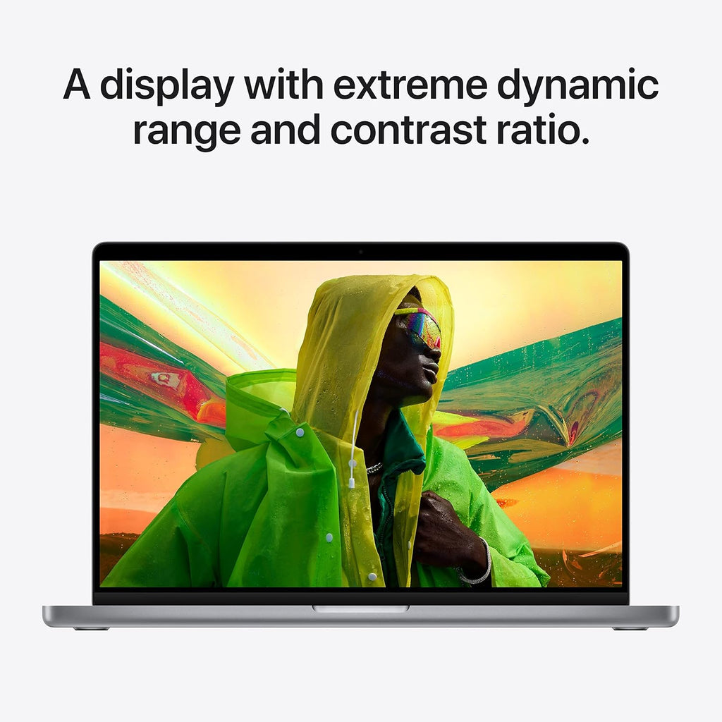 Apple 2021 MacBook Pro M1 Pro chip (14-inch, 16GB RAM, 512GB SSD) - Space Gray (Renewed Premium)