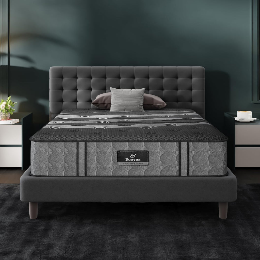 Twin XL Mattress, 10 Inch Luxury Hybrid XL Twin Mattress in a Box, Cooling Memory Foam Mattresses with Individual Pocket Springs, Pressure Relief, Medium Firm, Fiberglass-Free, 365-Night Trial