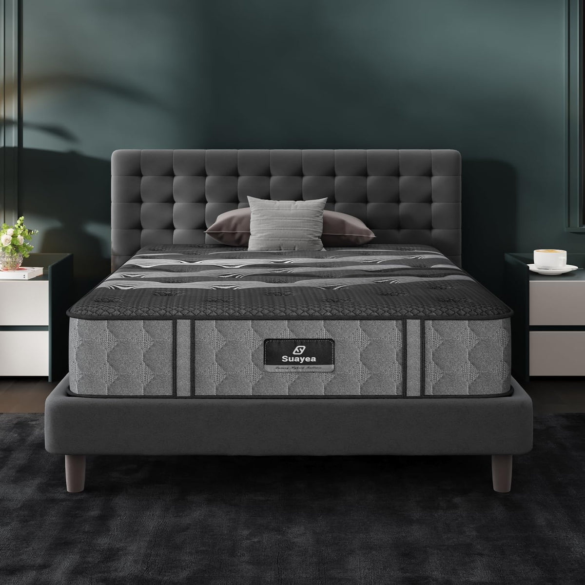 Twin XL Mattress, 10 Inch Luxury Hybrid XL Twin Mattress in a Box, Cooling Memory Foam Mattresses with Individual Pocket Springs, Pressure Relief, Medium Firm, Fiberglass-Free, 365-Night Trial