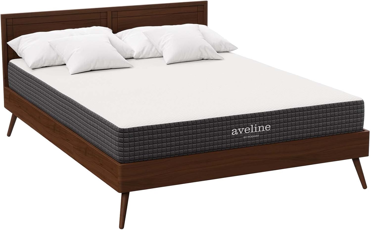Modway Aveline 8” Gel Infused Memory Mattress with CertiPUR-US Certified Foam Queen Mattress
