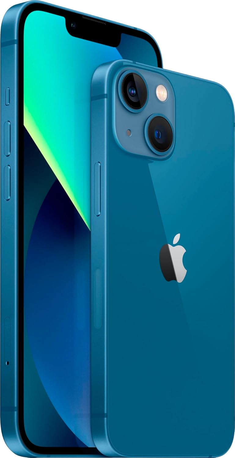 Apple iPhone 13 Mini, 128GB, Blue - Unlocked (Renewed Premium)