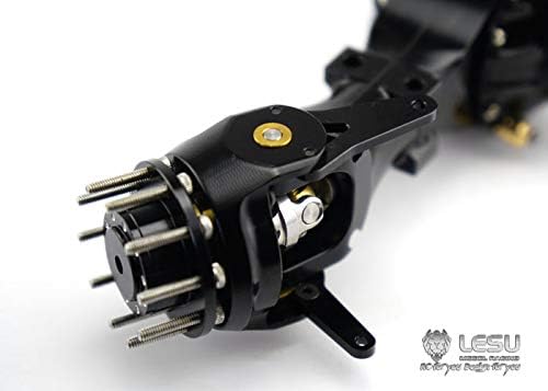 Lesu Metal Front Axle B Differential Lock Rc 1/14 Truck Tractor Tmy Model