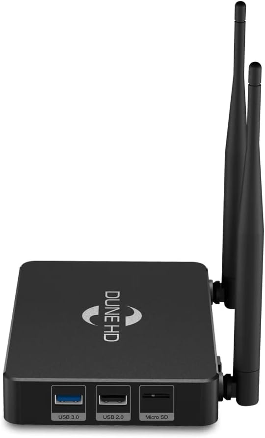Dune HD Pro Vision 4K, Media Player, Android Box, S905X4-J, HD-Audio, HDMI, 2.1, BT 5, WiFi, 1Gbit, USB 3.0, 4GB / 64GB, Optical S/PDIF, 4Kp60, 1080p, AVone