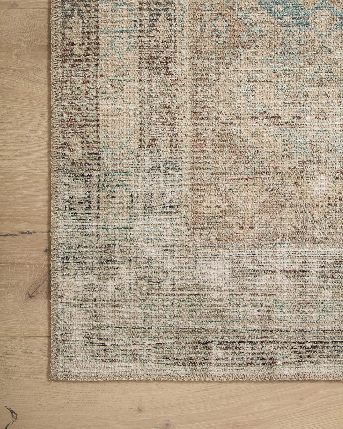 Loloi Angela Rose Aubrey Collection AUB-03 Jade/Natural 10'-0" x 14'-0", .19" Pile Height, Area Rug