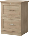 Realspace® 17" D Vertical 2-Drawer File Cabinet, Spring Oak