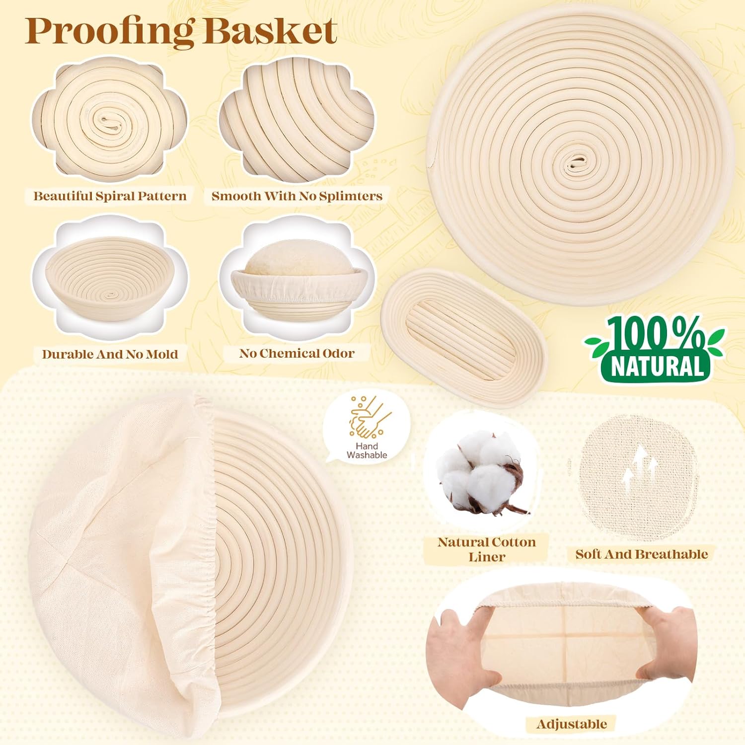 Sourdough Starter Kit with Dutch Oven, Sourdough Bread Baking Supplies, Sour Dough Starter Kits, Sourdough Accessories, Sour Dough Tools Sourdough Tools Kit Dutch Oven for Sourdough Bread Baking