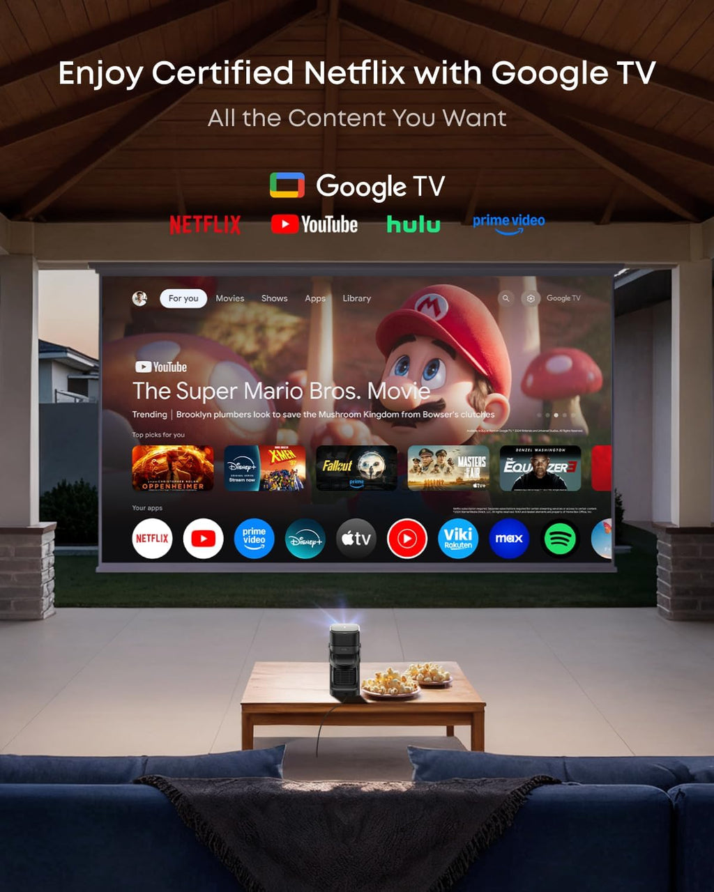 soundcore Nebula P1 Projector with Carry Bag