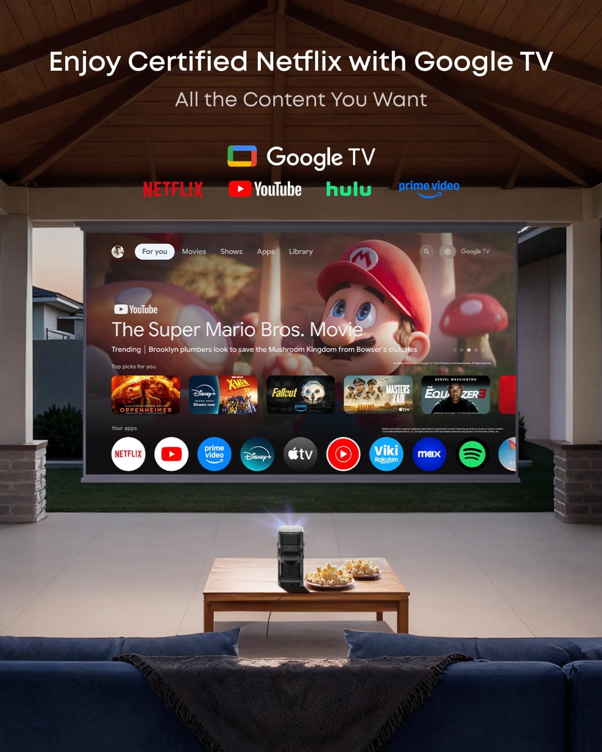 soundcore Nebula P1 Projector with Carry Bag