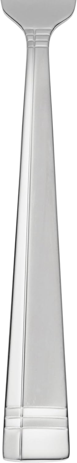 Oneida Silverware Set, Amsterdam 45-Piece Everyday Flatware Set, Service For 8, 18/0 Stainless Steel, Rust Resistant, Dishwasher Safe, Knives Spoons And Forks Set, Home And Kitchen (Silver, 45 Piece)