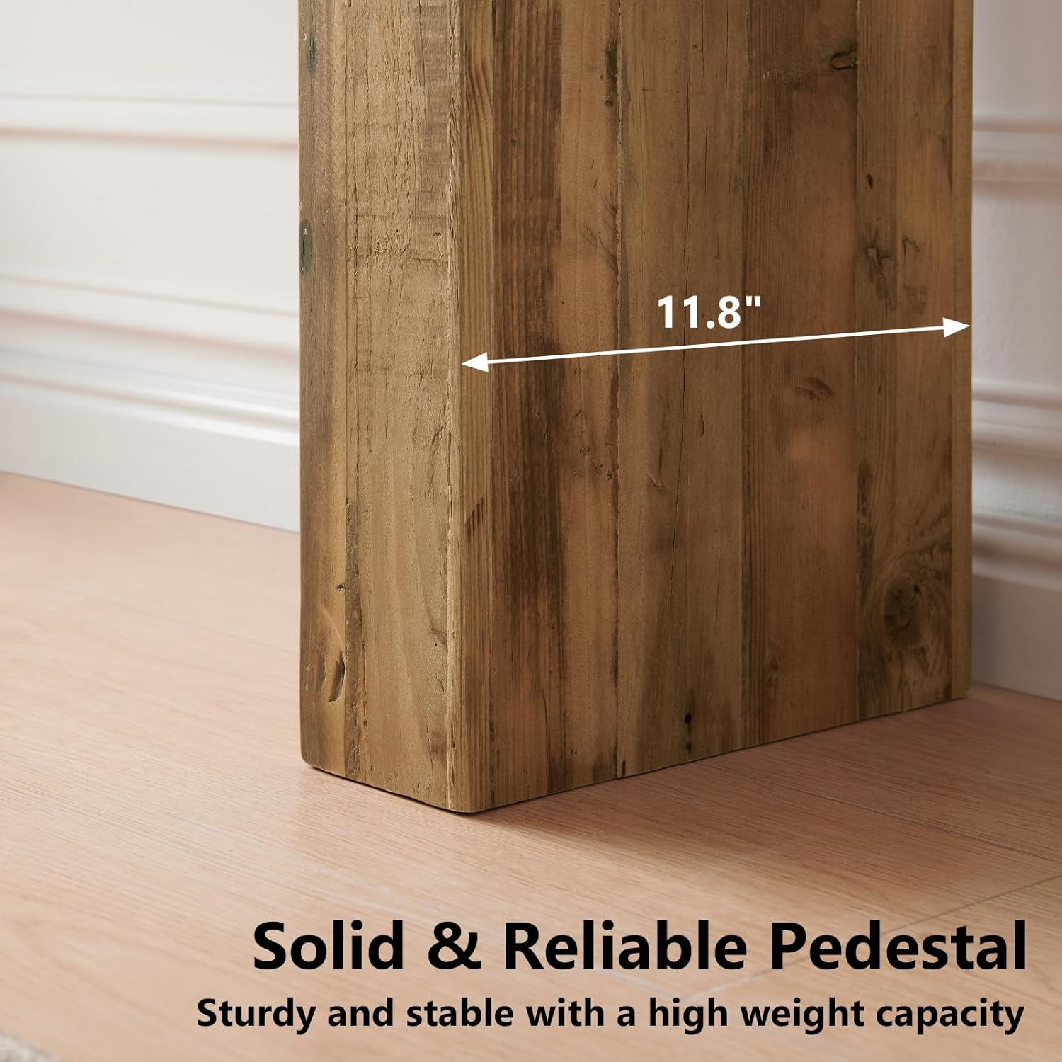 Reclaimed Solid Wood Console Table for Entryway, 63" Long Rectangular Sofa Table Behind Couch, Modern Farmhouse Hallway Entry Table for Living Room, Hallway, Foyer, 10 Mins Easy Assembly