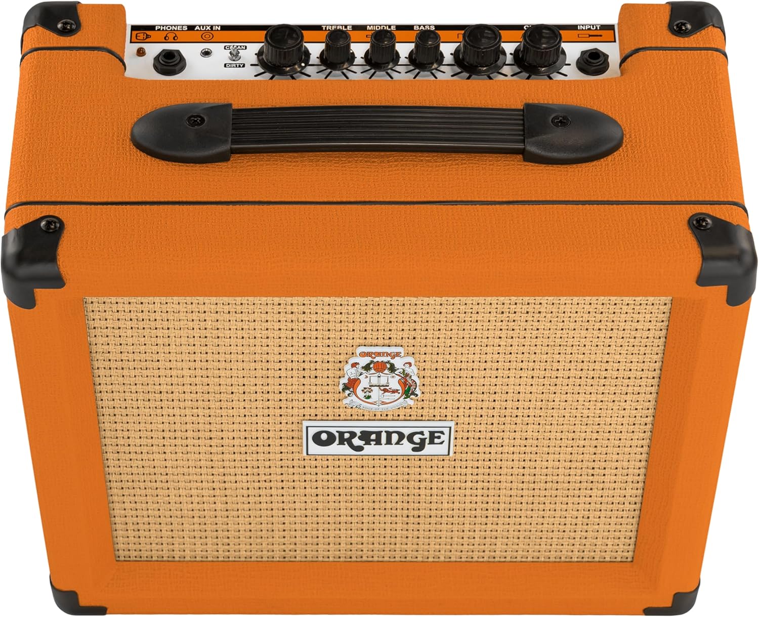 Orange Crush 20 20W 8" 2-Channel Guitar Amplifier and Speaker Combo, Orange