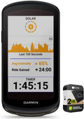 Garmin 010-02503-20 Edge 1040 Solar GPS Cycling Bike Computer | Official USA Partner Model | Bundle with Premium 2 YR CPS Enhanced Protection Pack
