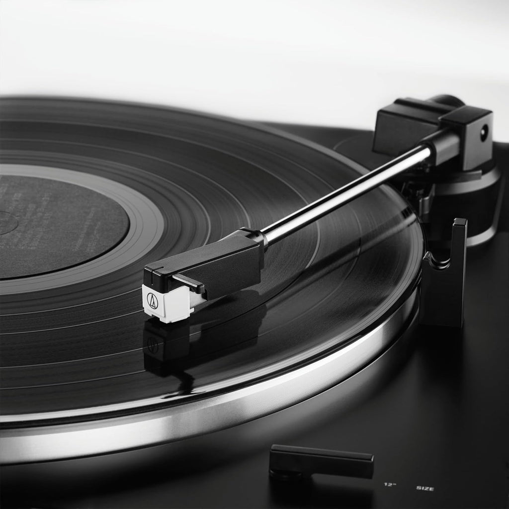 Audio-Technica AT-LP60XBT-BK Fully Automatic Wireless Belt-Drive Turntable (Black) (ATLP60XBTBK)