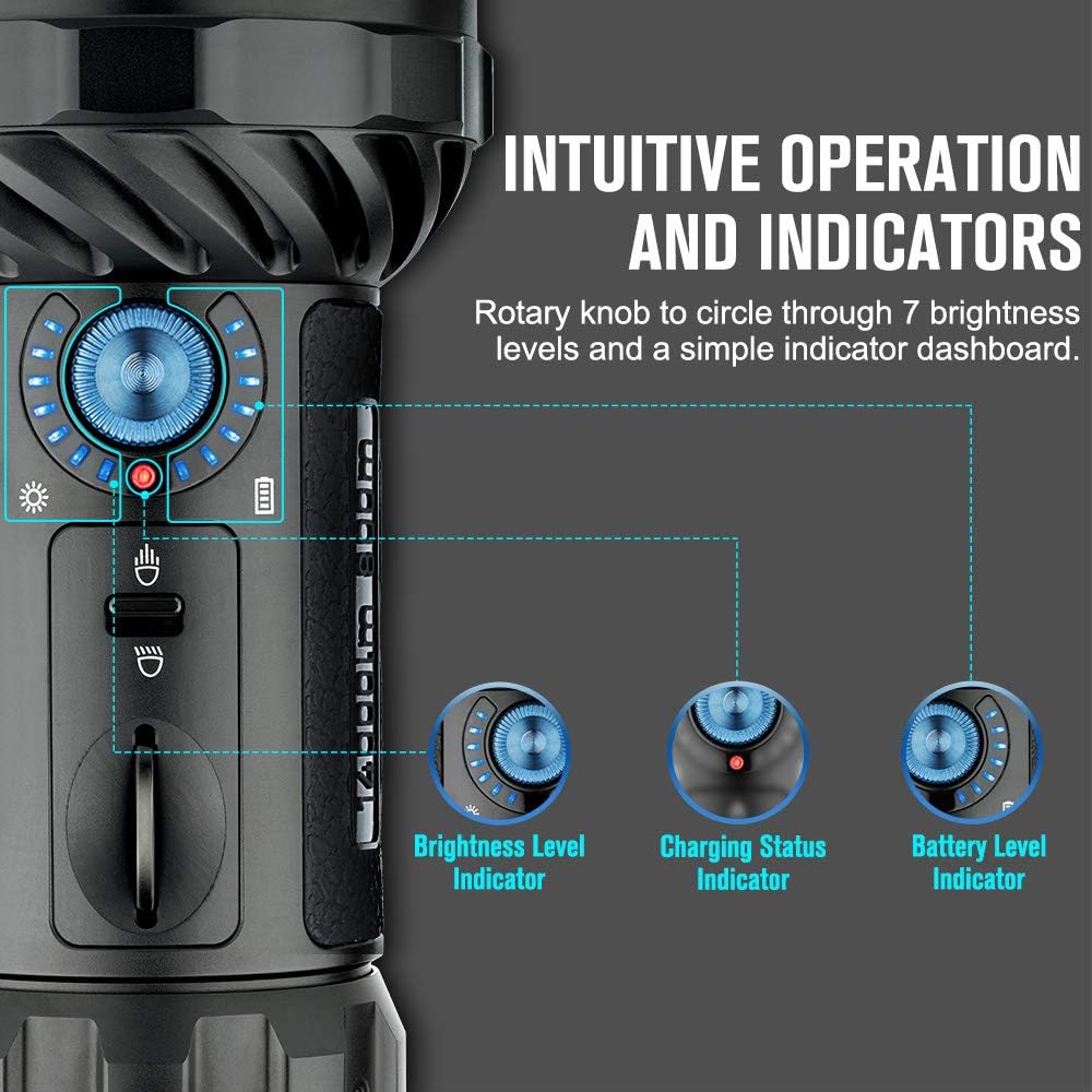 OLIGHT Gober 2 Safety Light Bundle with Marauder 2 Rechargeable Handheld Flashlight