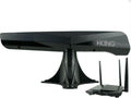 KING KF1001 Falcon Automatic Directional WiFi Antenna with WiFiMax Router and Range Extender - Black