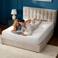 Rolanstar Twin Mattress, 6 Inch Gel Memory Foam Mattress in a Box, Gel Infused, Fiberglass Free, Medium Firm Mattresses, CertiPUR-US Certified, Breathable & Pressure Relief, White
