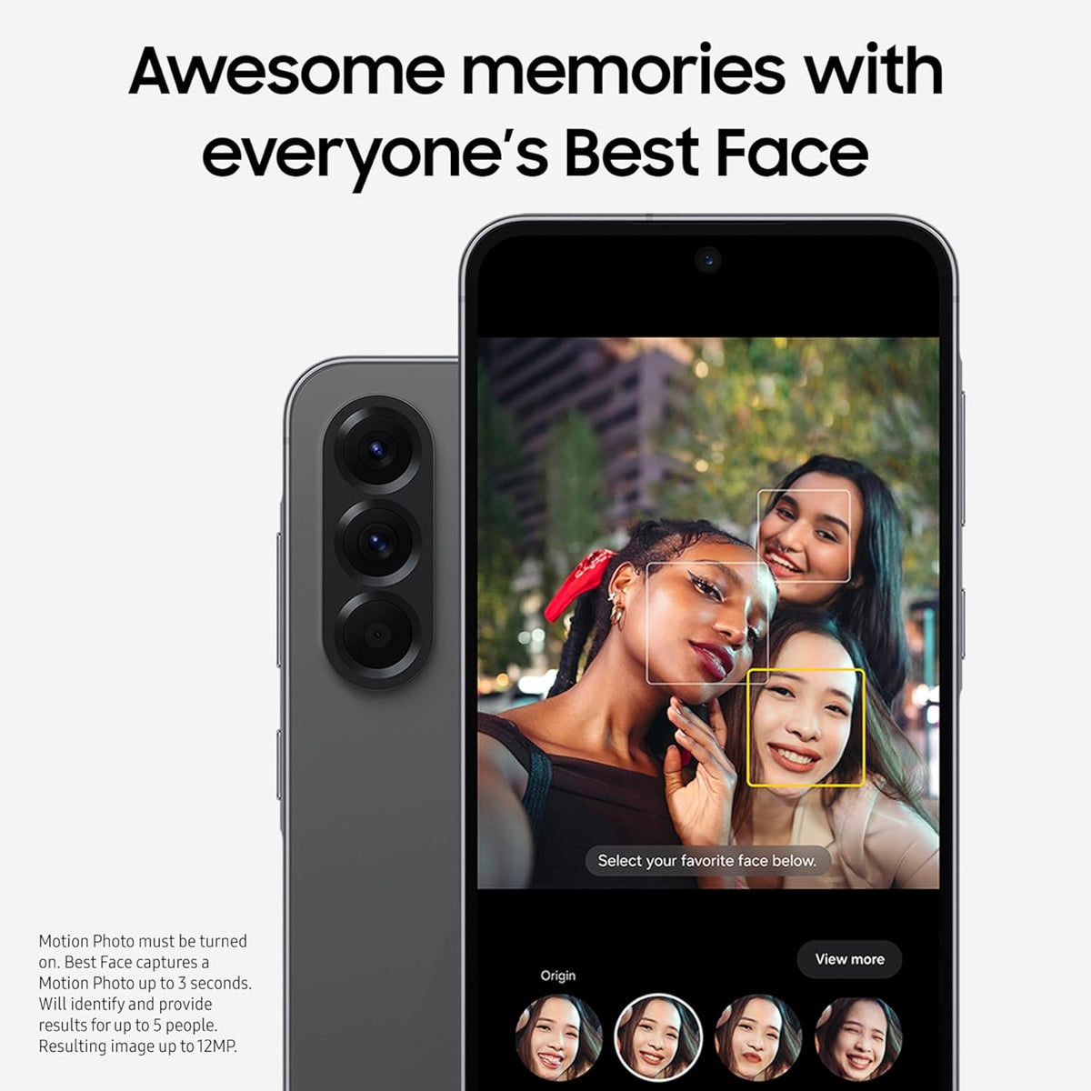 Samsung Galaxy A56 5G Cell Phone, 256GB AI Smartphone, Unlocked Android, AI Photo Edits, Large Screen, Long Battery Life, 2025, US 1 Yr Manufacturer Warranty, Awesome Graphite