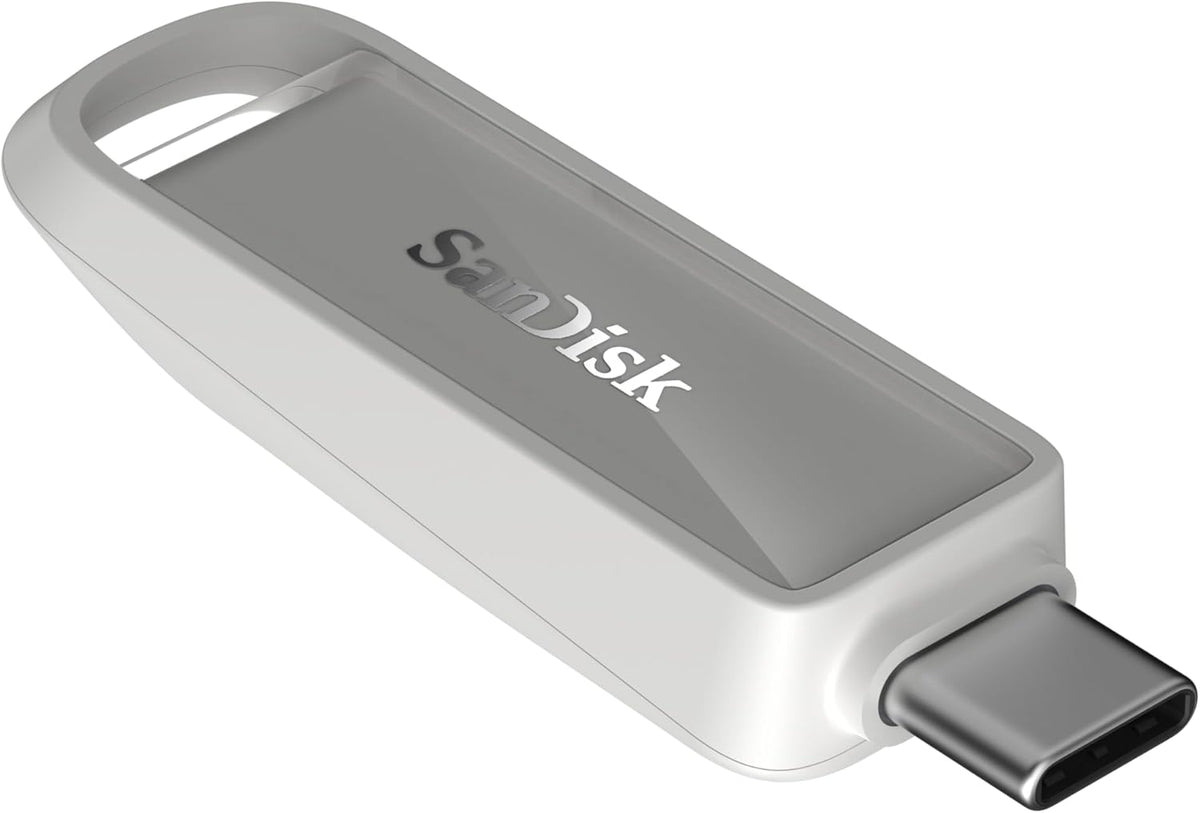 SANDISK 1TB Phone Drive with USB Type-C - for Smartphones, Tablets, and Computers - Up to 150MB/s, USB 3.2 Gen 1 - Arctic White - SDIXS0N-1T00-GN6NE