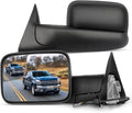 SCITOO Compatible fit for Towing Mirrors 1994 1995 1996 1997 for Dodge for Ram 1500 2500 3500 Truck Black Power Operation Pair Set Mirrors