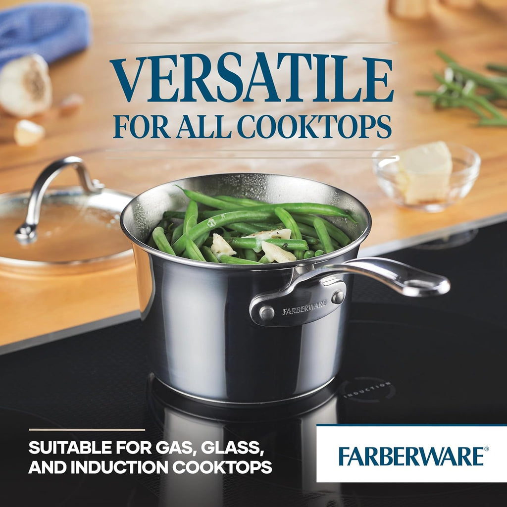 Farberware Millennium Stainless Steel 10-Piece Cookware Set
