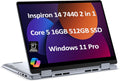 Dell Inspiron 14 7440 2-in-1 Laptop (14" FHD+ Touchscreen, Intel Core 5 120U (> i7-1355U), 16GB DDR5, 512GB SSD), for Creator, Designer, 10-Hr Long Battery Life, Backlit, Win 11 Pro (Renewed)