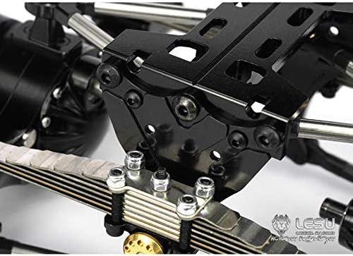Lesu Metal Rear Dual Suspension 1/14 Tmy Rc Truck Trailer DIY Model Car
